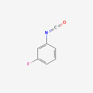 Chemical structure of 3-Fluorophenyl Isocyanate
