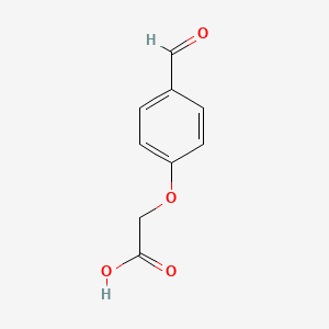 Chemical structure of 4-Formylphenoxyacetic Acid