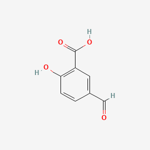 Chemical structure of 5-Formylsalicylic Acid