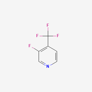 Chemical structure of 3-Fluoro-4-(trifluoromethyl)pyridine