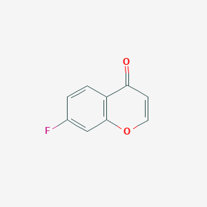 Chemical structure of 7-Flourochromone