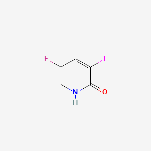 Chemical structure of 5-Fluoro-3-iodo-pyridin-2-ol