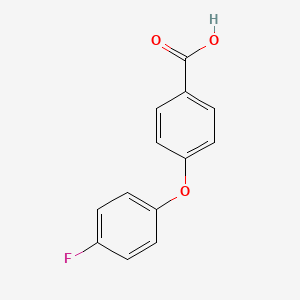 Chemical structure of 4-(4-Fluorophenoxy)benzoic acid