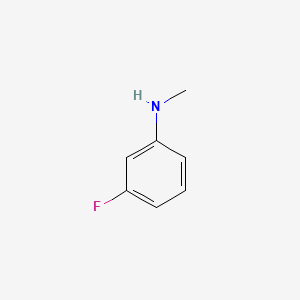 Chemical structure of 3-Fluoro-N-methylaniline