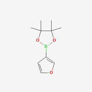 Chemical structure of 3-Furanboronic acid pinacol ester