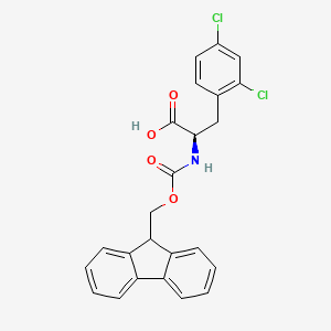 Chemical structure of Fmoc-D-Phe(2,4-Cl?)-OH