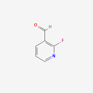 Chemical structure of 2-Fluoropyridine-3-carbaldehyde