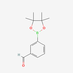 Chemical structure of 3-Formylphenylboronic acid pinacol ester