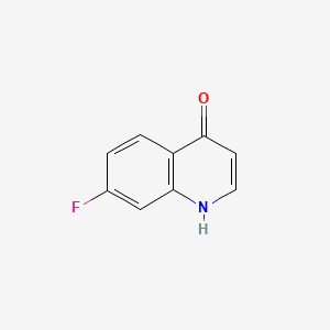 Chemical structure of 7-Fluoro-4-hydroxyquinoline