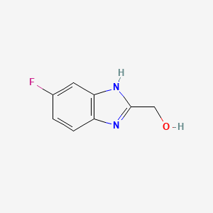 Chemical structure of (5-Fluoro-1H-benzimidazol-2-yl)methanol