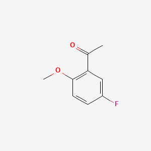 Chemical structure of 5′-Fluoro-2′-methoxyacetophenone