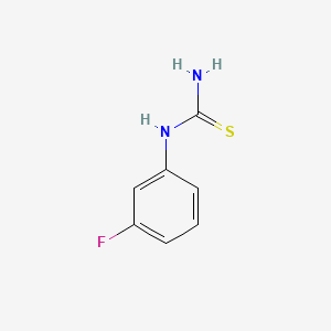 Chemical structure of (3-Fluorophenyl)thiourea
