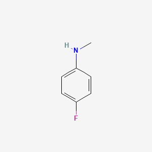 Chemical structure of 4-Fluoro-N-methylaniline
