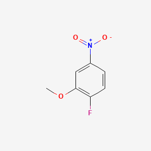 Chemical structure of 1-fluoro-2-methoxy-4-nitrobenzene