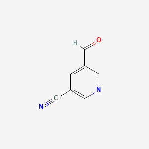 Chemical structure of 5-Formylnicotinonitrile