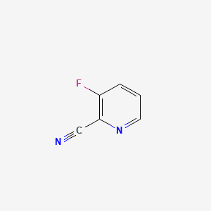 Chemical structure of 3-fluoropyridine-2-carbonitrile