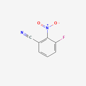 Chemical structure of 3-Fluoro-2-nitrobenzonitrile