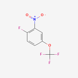 Chemical structure of 1-Fluoro-2-nitro-4-(trifluoromethoxy)benzene