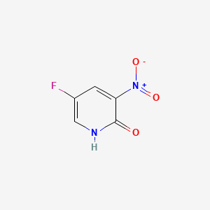 Chemical structure of 5-Fluoro-2-hydroxy-3-nitropyridine
