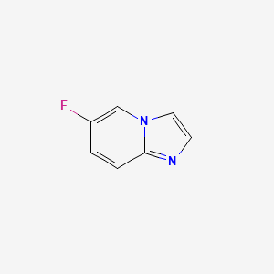 Chemical structure of 6-Fluoroimidazo[1,2-a]pyridine