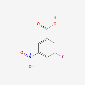 Chemical structure of 3-Fluoro-5-nitrobenzoic acid