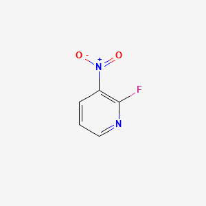 Chemical structure of 2-Fluoro-3-nitropyridine
