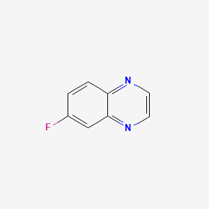 Chemical structure of 6-Fluoroquinoxaline