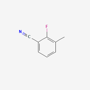 Chemical structure of 2-Fluoro-3-methylbenzonitrile