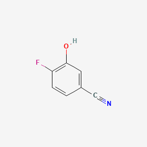 Chemical structure of 4-Fluoro-3-hydroxybenzonitrile