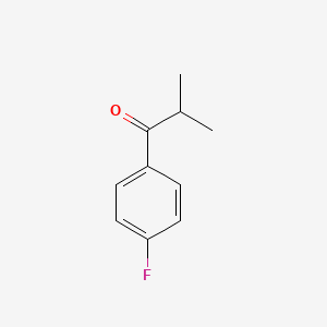 Chemical structure of 4'-Fluoroisobutyrophenone