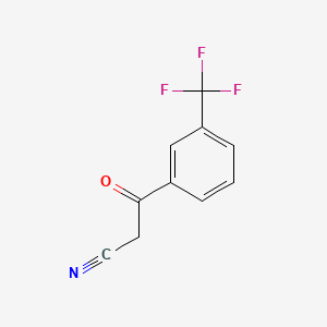 Chemical structure of 3-(Trifluoromethyl)benzoylacetonitrile