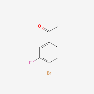 Chemical structure of 3-Fluoro-4-bromo-acetophenone