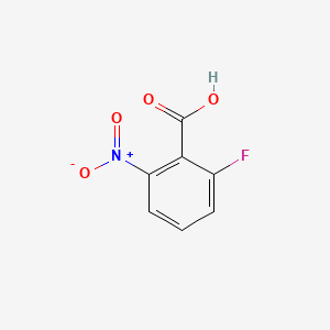 Chemical structure of 2-Fluoro-6-nitrobenzoic acid