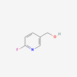 Chemical structure of 2-Fluoro-5-(hydroxymethyl)pyridine