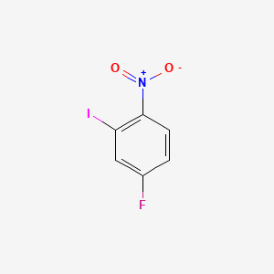 Chemical structure of 4-Fluoro-2-iodo-1-nitrobenzene