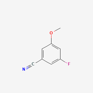Chemical structure of 3-Fluoro-5-methoxybenzonitrile