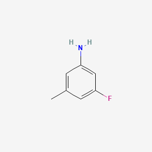 Chemical structure of 3-Fluoro-5-methylaniline