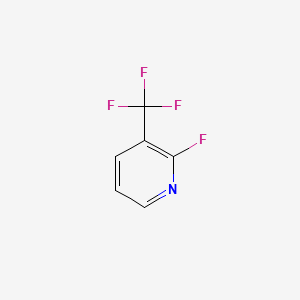 Chemical structure of 2-Fluoro-3-(trifluoromethyl)pyridine