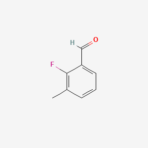 Chemical structure of 2-Fluoro-3-methylbenzaldehyde