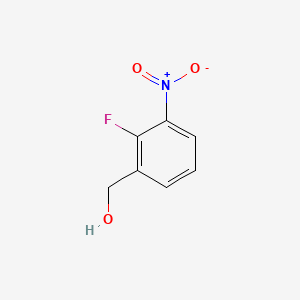 Chemical structure of 2-Fluoro-3-nitrobenzyl alcohol