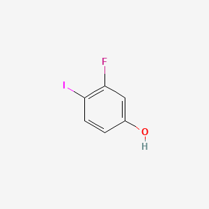 Chemical structure of 3-Fluoro-4-iodophenol