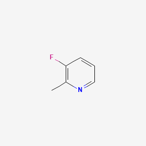Chemical structure of 3-Fluoro-2-methylpyridine