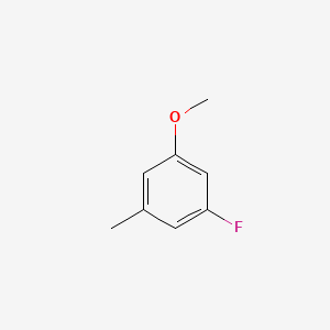 Chemical structure of 1-Fluoro-3-methoxy-5-methylbenzene