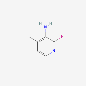 Chemical structure of 2-Fluoro-4-methylpyridin-3-amine