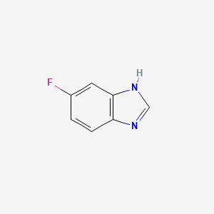 Chemical structure of 5-Fluoro-1H-benzo[d]imidazole