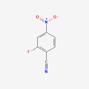 Chemical structure of 2-Fluoro-4-nitrobenzonitrile