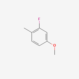 Chemical structure of 2-Fluoro-4-methoxy-1-methylbenzene