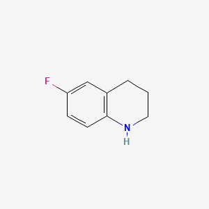 Chemical structure of 6-Fluoro-1,2,3,4-tetrahydroquinoline