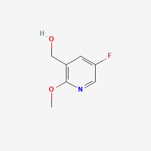 Chemical structure of (5-Fluoro-2-methoxypyridin-3-yl)methanol