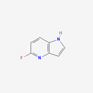 Chemical structure of 5-Fluoro-1H-pyrrolo[3,2-b]pyridine